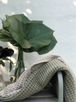 Vaffel Håndklæde, Oak, 55x80 cm