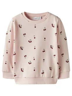 Valba Sweatshirt, Crystal Pink, 92 cm