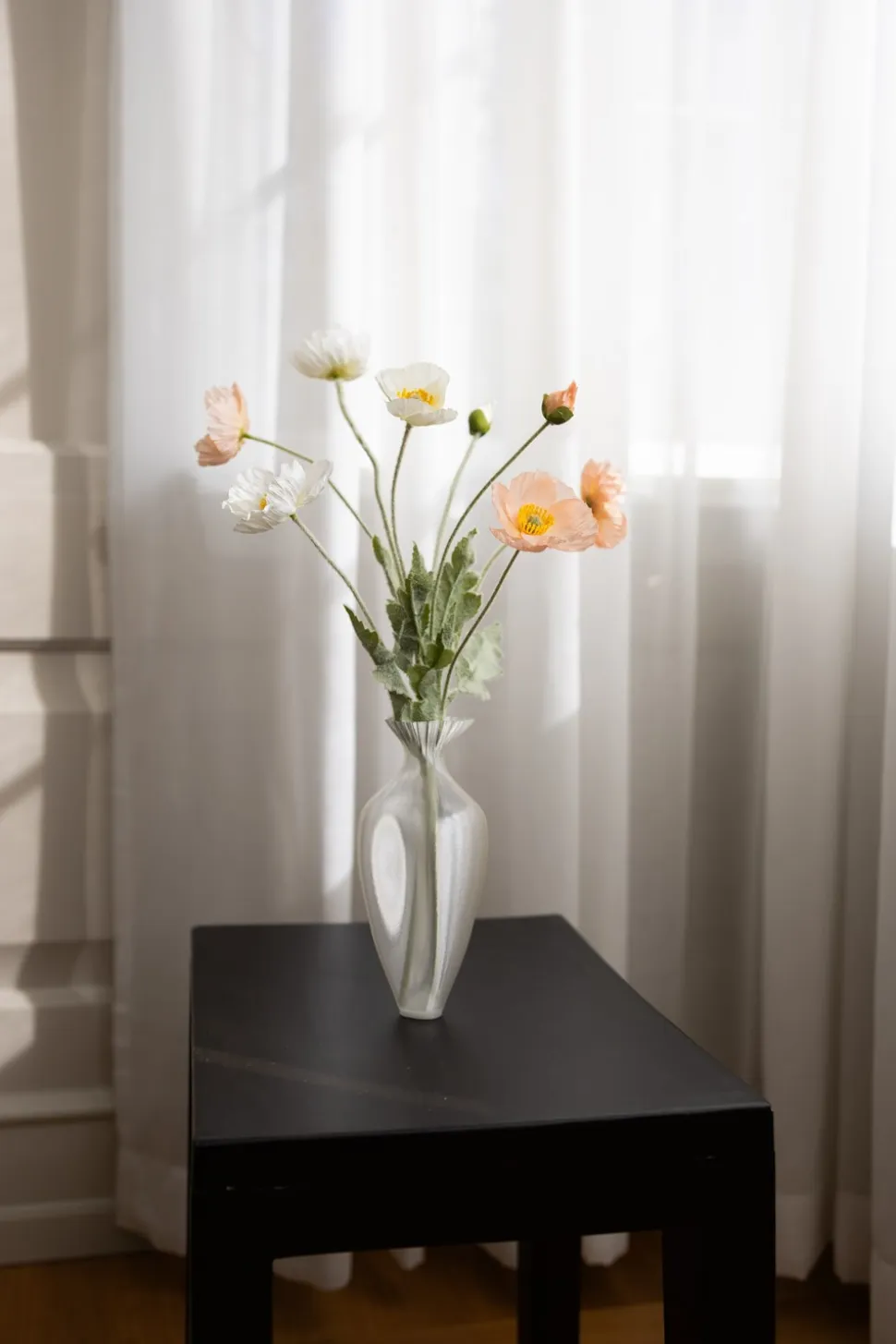 Valmue Kunstig Blomst, Peach