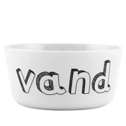 Vandskål, Hvid/Sort