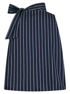 Veda Double Stripe Top, Navy, 38