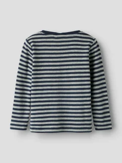 Villy Langærmet T-shirt, Navy Blazer, 104 cm