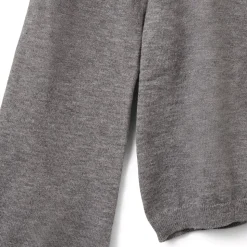 VivoSY Striktrøje, Grey Melange, 140 cm