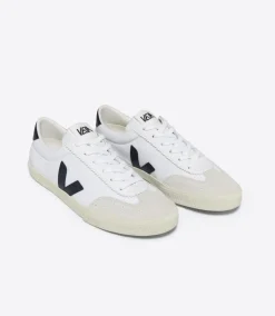 Volley Sneakers, White-Black, 39