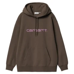 W' Hooded Carhartt Sweatshirt, Vitola/Phlox, XS