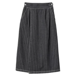 W' Orlean Nederdel, Black/White (Stone Washed), XS