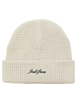 Waffle Beanie, Moonbeam, One size