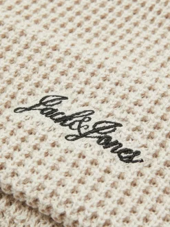 Waffle Beanie, Moonbeam, One size