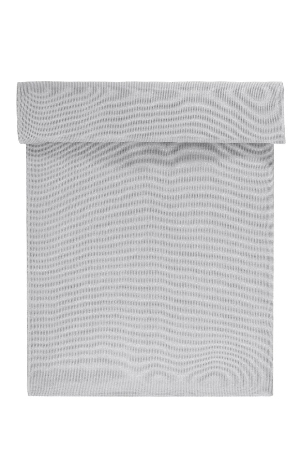 Waffle Sengetæppe, Lys Grå, 240x260 cm