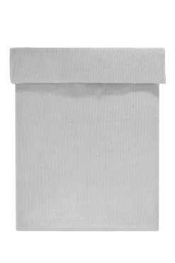 Waffle Sengetæppe, Lys Grå, 140x220 cm