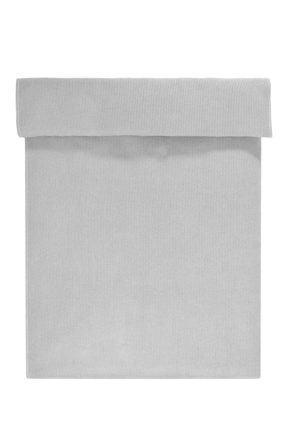 Waffle Sengetæppe, Lys Grå, 140x220 cm
