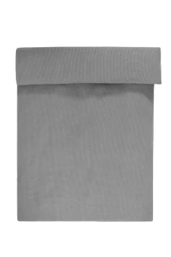 Waffle Sengetæppe, Mørk Grå, 220x220 cm