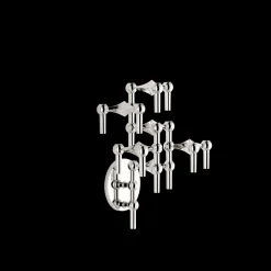 Wall Hanger Lysestage Vægophæng, Chrome