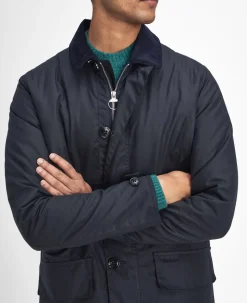 Wax Mac Frakke, Navy/Greenloch Tartan, XL