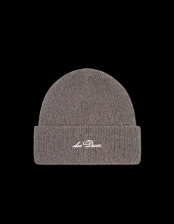 Wayne Embroidered Beanie, Mountain Grey Melange