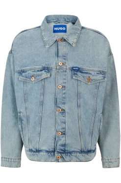 Wes Denimjakke, Turquoise/Aqua, S