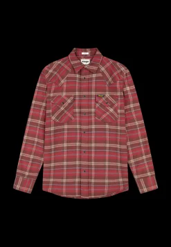 Western Skjorte, Ruby Wine, M