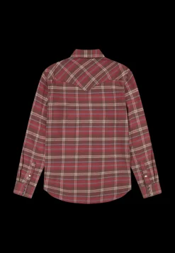 Western Skjorte, Ruby Wine, M