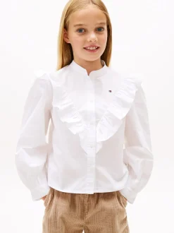 White Skjorte, White, 164 cm