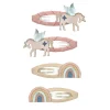 Winged Unicorn Celeste 4-pak Hårspænder