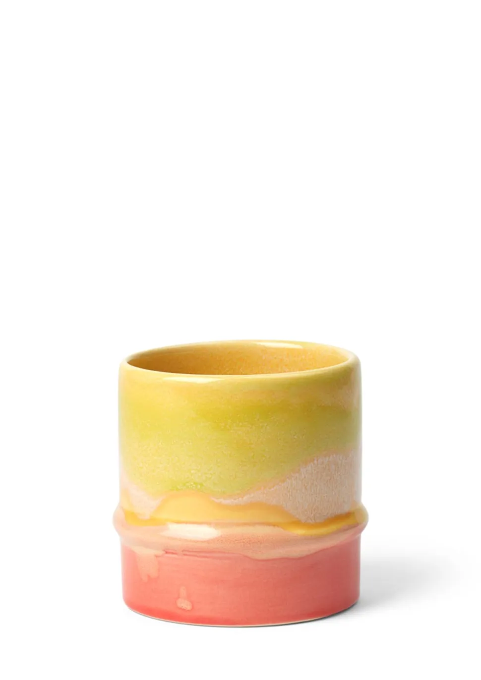 X Kimpop Krus, Yellow/Apple Green/Pink, 36 cl