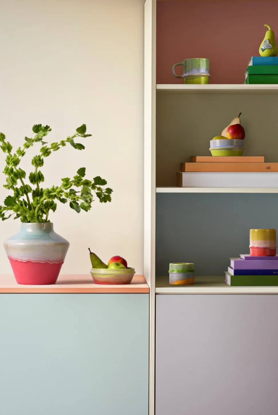 X Kimpop Krus, Yellow/Apple Green/Pink, 36 cl