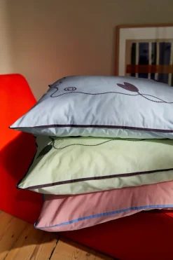 X KimPop Lollipop Sengetøj, Light Blue, 140x200 cm