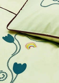 X KimPop Lollipop Sengetøj, Light Green, 140x200 cm