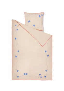 X KimPop Lollipop Sengetøj, Sand, 140x220 cm