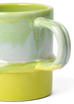 X KimPop Poppery Krus, Apple Green/Mint, 35 cl