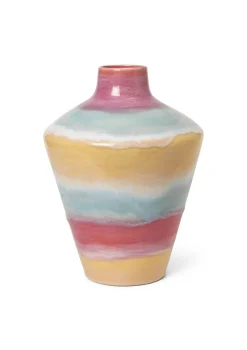 X KimPop Vase, Pink/Mint/Yellow