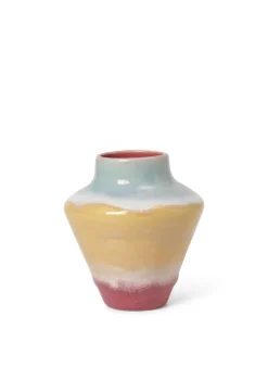 X KimPop Vase, Pink/Mint/Yellow