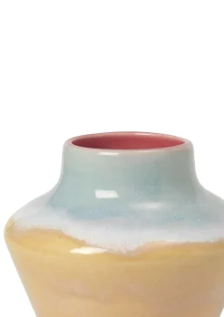 X KimPop Vase, Pink/Mint/Yellow