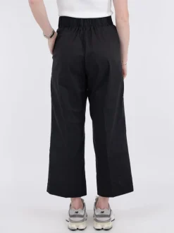 Yana Poplin Bukser, Sort, 36