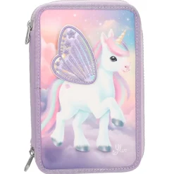 Ylvi Tripple Penalhus, Lilla/Lyserød