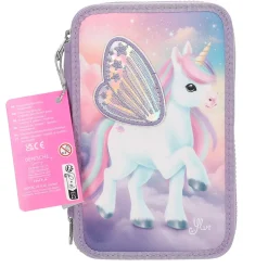 Ylvi Tripple Penalhus, Lilla/Lyserød