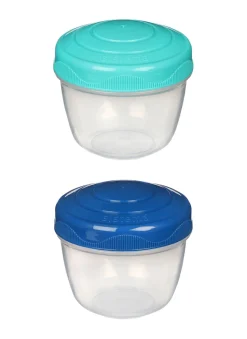 Yogurt 2-pak To Go Bøtter, Minty/Blue, 150 ml
