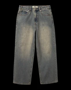 Yuto Aged Jeans, Dark Blue, W34/L34