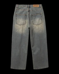 Yuto Aged Jeans, Dark Blue, W34/L34