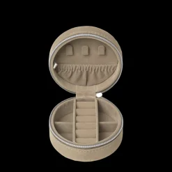 Z Jewelry Zip Round Smykkeboks, Cobbelstone