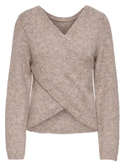 Zaggie Life Vendbar Striktrøje, Humus, M