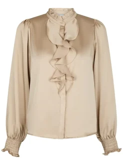 Zamola Bluse, Dark Sand, 38