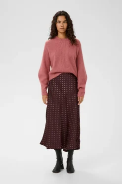 ZaniaIW Nederdel, Brown Bordeaux Small Dot, 44