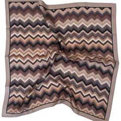 Zelda Tørklæde, Black/White/Beige