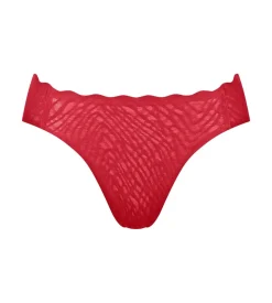 Zero Feel Bliss Festive High leg Trusser, Shanghai Red, M