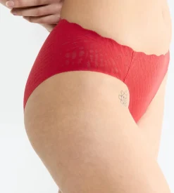 Zero Feel Bliss Festive High leg Trusser, Shanghai Red, M