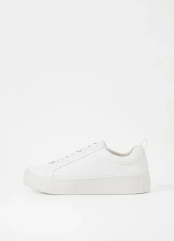 Zoe Platform Sneakers, White, 35